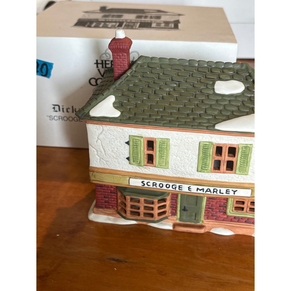 Dept 56 Scrooge and Marley Counting House OS Village House Multicolor Dickens